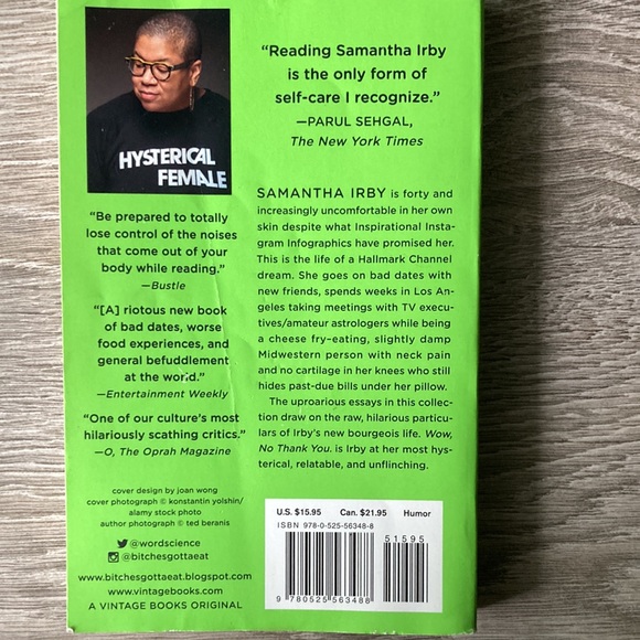 Wow, No Thank You by Samantha Irby paperback - Picture 2 of 2